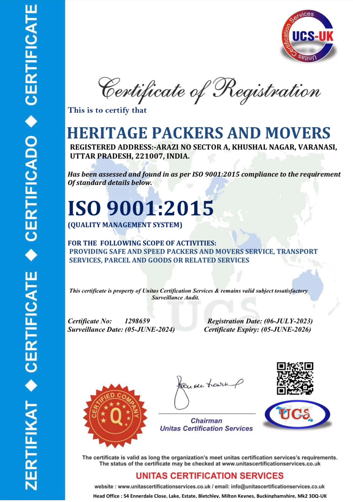 Heritage Packers and Movers